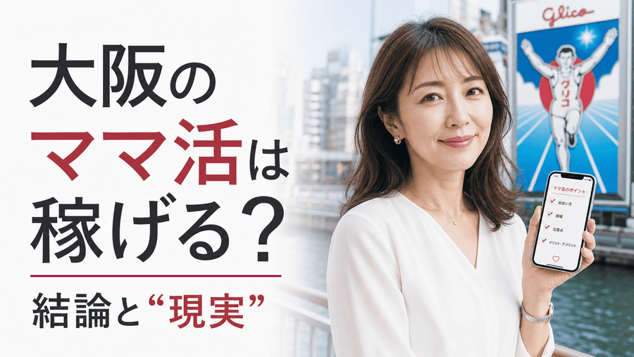 大阪のママ活は稼げる?結論と“現実”