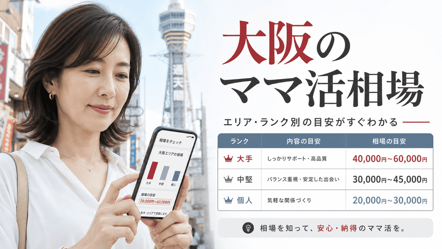 大阪のママ活相場